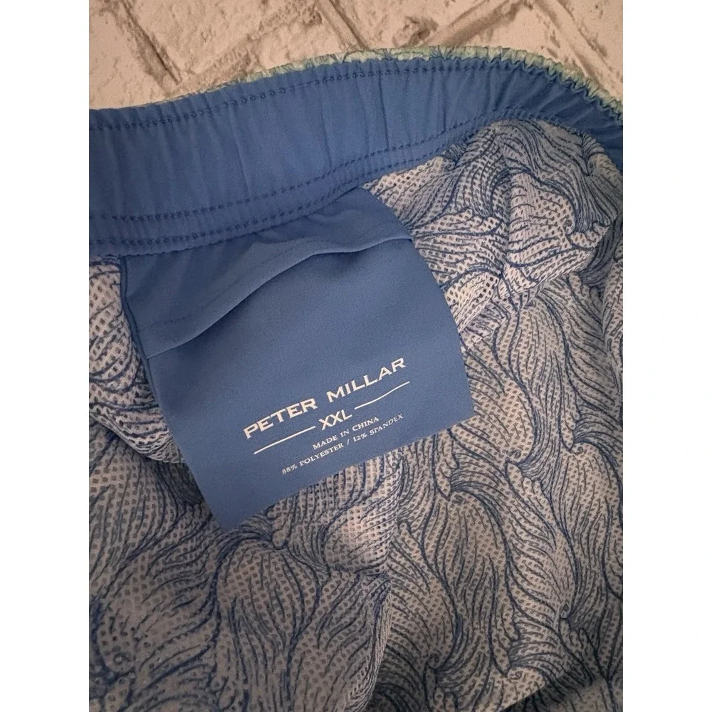 Peter Millar Ivy Swim Trunk New w/ Koozie‎ XXL